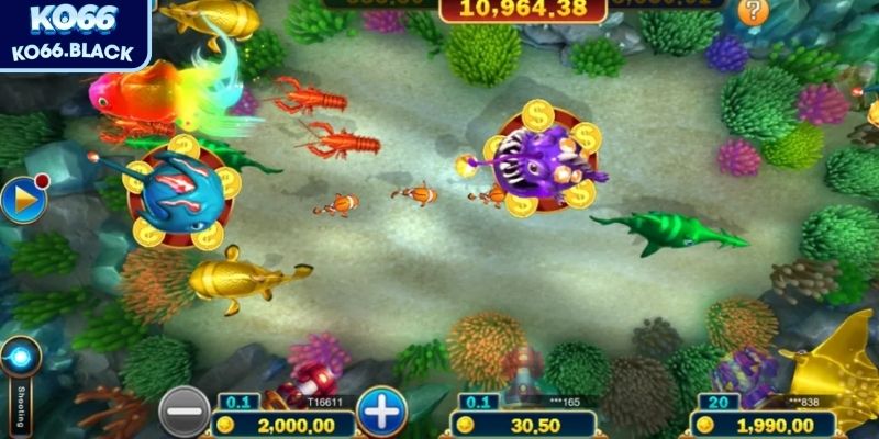 Bắn cá tiểu tiên cá: Thế giới sinh vật biển chờ chinh phục 3 Đa dạng các loại vũ khí